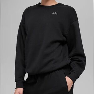 ALO Yoga Black Accolade Crewneck